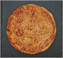 Tomatensaus en kaas.